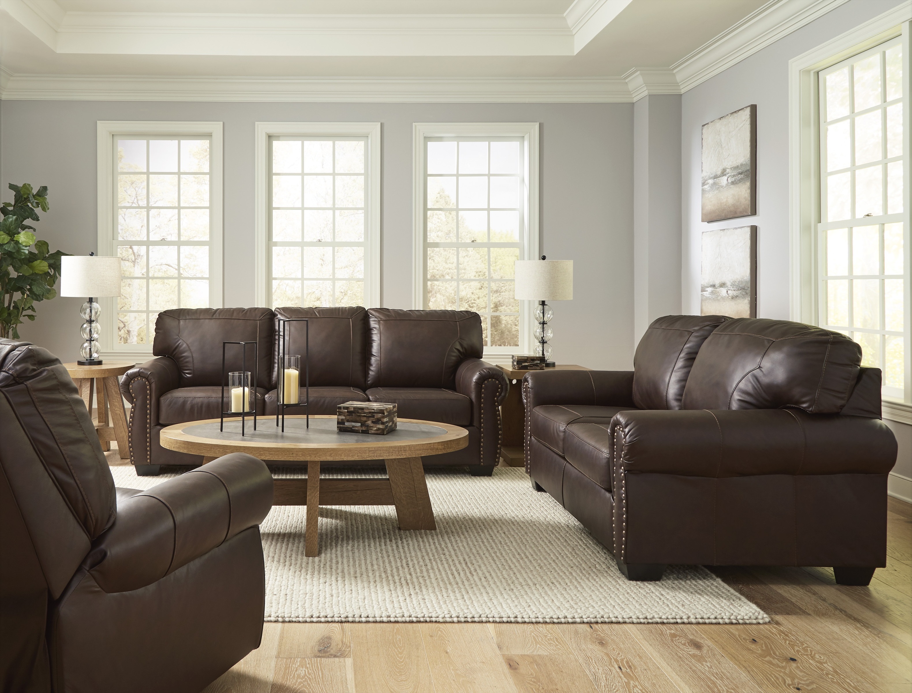 American Design Furniture by Monroe - Arlington Leather Living Collection 2